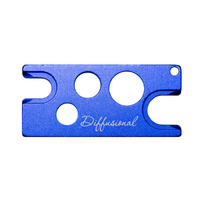 Dark Blue, Aluminium Oil Key Tool With Key Chains  **60% OFF - RRP $4.00**