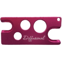 Pink, Aluminium Oil Key Tool With Key Chain  **60% OFF - RRP $4.00**