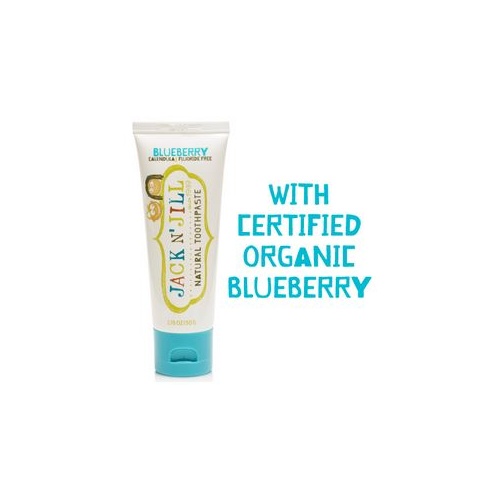 Jack N' Jill Natural Toothpaste, Blueberry, 50g