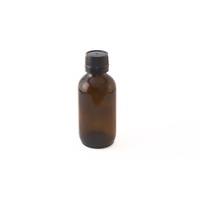 Bottle, Amber, 100ml With Cap
