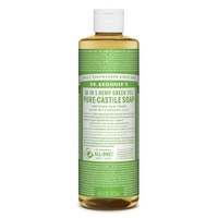 473ml, Dr. Bronner's Pure-Castile Liquid Soap - Green Tea