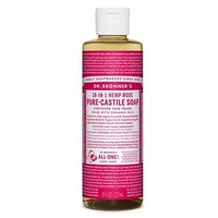 237ml, Dr. Bronner's Pure-Castile Liquid Soap - Rose