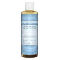 237ml, Dr. Bronner's Pure-Castile Liquid Soap - Baby Unscented
