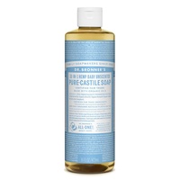 473ml, Dr. Bronner's Pure-Castile Liquid Soap - Baby Unscented
