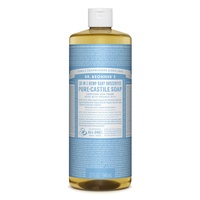 946ml, Dr. Bronner's Pure-Castile Liquid Soap - Baby Unscented