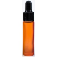 FROSTED ORANGE - 10ml Frosted Colour Bottle with Dropper Top