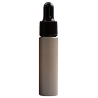 SMOKE - 10ml (Thick Glass) Matte Colour Dropper Bottle with Black Top