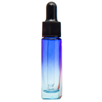 BLUE BLUE - 10ml (Thick Glass) Ombre Dropper Bottle with Black Top
