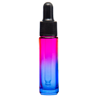 PINK/BLUE - 10ml Ombre Colour Bottle with Dropper Top