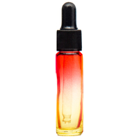 RED/YELLOW - 10ml Ombre Colour Bottle with Dropper Top
