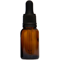 15ml Black Dropper Top for Essential Oil Bottles **Bottle not included** (Not recommended for use with Resins)