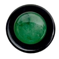 Green Aventurine, Essential Oil Bottle PREMIUM RANGE Gemstone Roller Ball and Lid for 5ml/15ml 