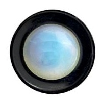 Opalite, Essential Oil Bottle PREMIUM RANGE Gemstone Roller Ball and Lid for 5ml/15ml 