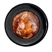 Red Leopard, Essential Oil Bottle PREMIUM RANGE Gemstone Roller Ball and Lid for 5ml/15ml 