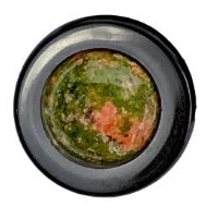 Unakite, Essential Oil Bottle PREMIUM RANGE Gemstone Roller Ball and Lid for 5ml/15ml 