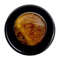 Yellow Tigers Eye, Essential Oil Bottle PREMIUM RANGE Gemstone Roller Ball and Lid for 5ml/15ml 