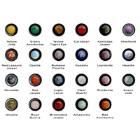 Essential Oil Bottle PREMIUM RANGE Gemstone Roller Ball and Lid for 5ml/15ml 