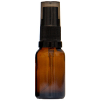 15ml Black Spray Top with Lid for Essential Oil Bottles **Bottle not included**