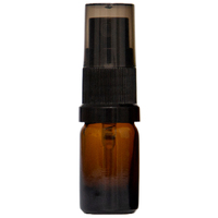 5ml Black Spray Top with Lid for Essential Oil Bottles **Bottle not included**