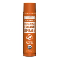 Dr. Bronner's Organic Lip Balm - Orange Ginger, 4g
