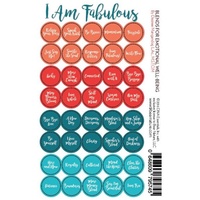 I Am Fabulous Cap Stickers (Sheet of 40)