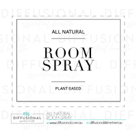BULK - 50 x All Natural, Room Spray Label, 50x60mm, Premium Quality Oil Resistant Vinyl **SAVE 20%**