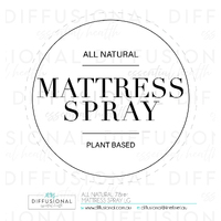 1 x All Natural, Mattress Spray Label, 78x78mm, Premium Quality Oil Resistant Vinyl