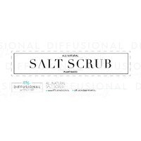 BULK - 50 x All Natural, Salt Scrub Jar Face Label, 17x80mm, Premium Quality Oil Resistant Vinyl **SAVE 20%**