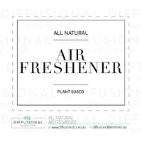 1 x All Natural, Air Freshener Label, 50x60mm, Premium Quality Oil Resistant Vinyl