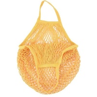 Yellow - Mesh Net String Shopping Bag, Reusable Fruit Storage, Handbag etc.