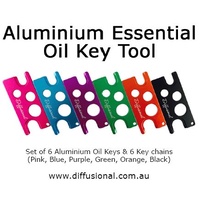 Aluminium Essential Oil Key Tool With Key Chains