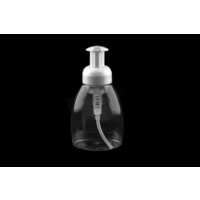 250ml Clear PET Plastic Bottle with QUALITY Foaming Pump Top 