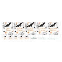 1 x Kids Halloween Rollers Label Set, 40x35mm Essential Oil Resistant Laminated Vinyl