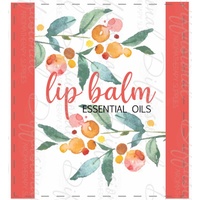 Jolly Christmas Lipbalm Tube (Single) Label, 50x45mm, Premium Quality Vinyl