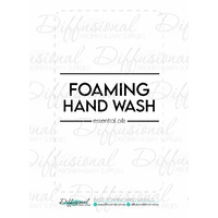 1 x Basic Foaming Hand Wash LG Label,90x54mm, Essential Oil Resistant Vinyl