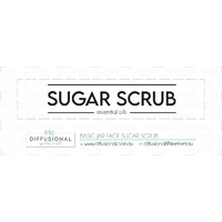 1 x Basic Jar Face Sugar Scrub Label, 17x80mm, Essential Oil Resistant Vinyl