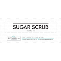 1 x Basic Jar Face Sugar Scrub Label, 17x80mm, Essential Oil Resistant Vinyl