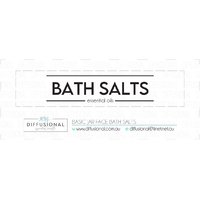 1 x Basic Jar Face Bath Salts Label, 17x80mm, Essential Oil Resistant Laminated Vinyl
