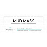 BULK - 10 x Basic Jar Face Mud Mask Label, 17x80mm, Essential Oil Resistant Vinyl **SAVE 10%**