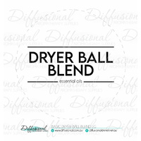 1 x Basic Dryer Ball Blend LG Label, 78x78mm, Essential Oil Resistant Vinyl