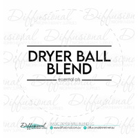 BULK - 10 x Basic Dryer Ball Blend LG Label, 78x78mm, Essential Oil Resistant Vinyl **SAVE 10%**