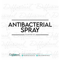 1 x Basic Antibacterial Spray LG Label, 78x78mm, Essential Oil Resistant Vinyl