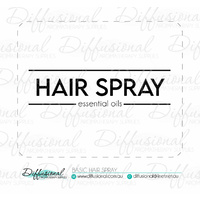 BULK - 20 x Basic Hair Spray Label, 50x63mm, Essential Oil Resistant Vinyl **SAVE 15%**