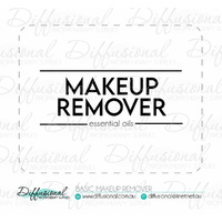 BULK - 20 x Basic Makeup Remover Label, 50x63mm, Essential Oil Resistant Laminated Vinyl **SAVE 15%**