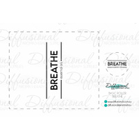 1 x Basic Breathe Roller  Label, 52x59mm, Essential Oil Resistant Vinyl