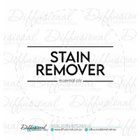 1 x Basic Stain Remover LG Label,78x78mm, Essential Oil Resistant Vinyl