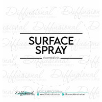 1 x Basic Surface Spray Label,78x78mm, Essential Oil Resistant Vinyl
