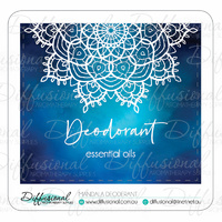 Mandala Deodorant Label, 50x45mm, Premium Quality Vinyl