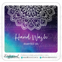 Mandala Hand Wash Small Purple Label, 44x50mm, Premium Quality Vinyl
