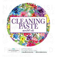 1 x Summer Bright Cleaning Paste Sample, 35x35mm, Essential Oil Resistant Laminated Vinyl